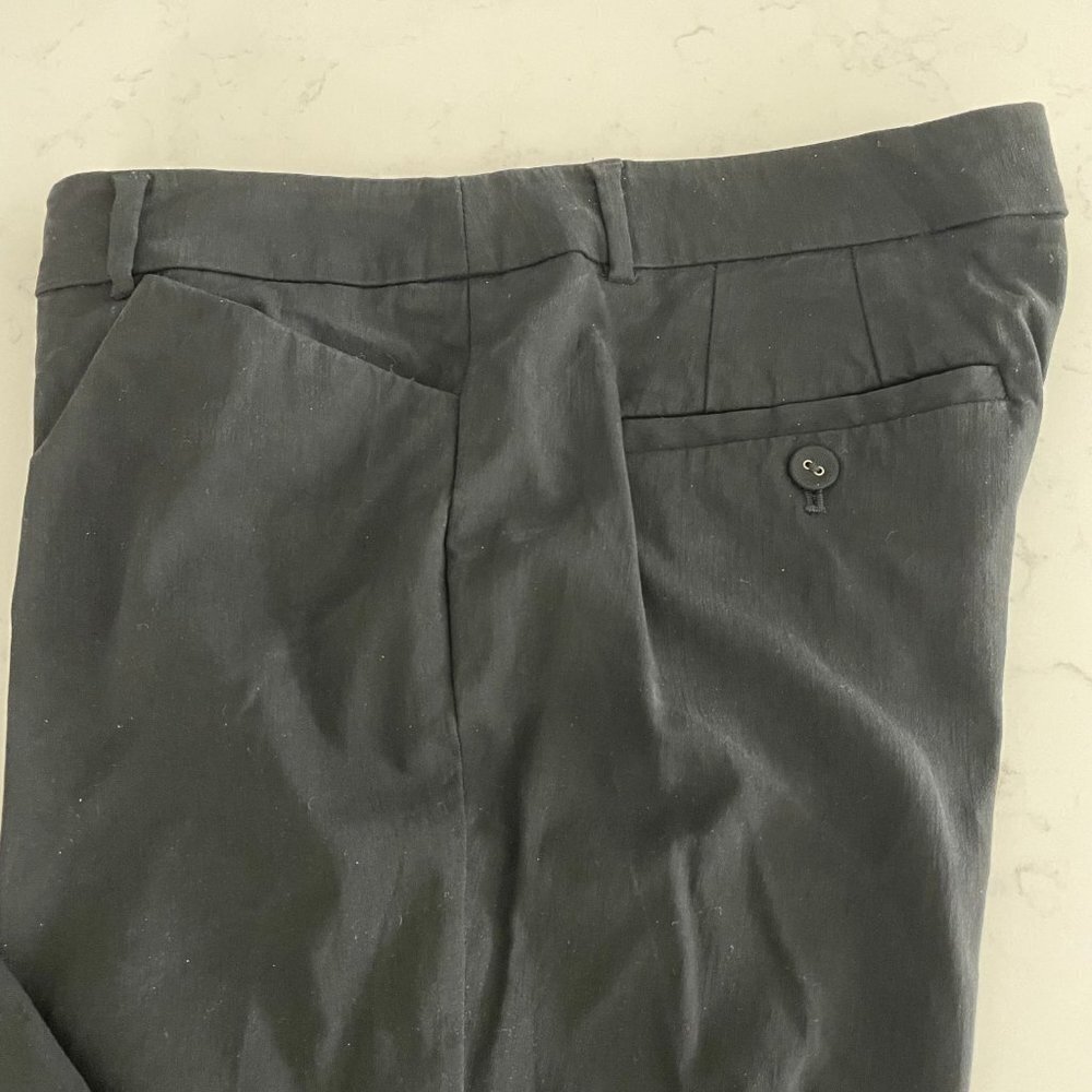 Lord & Taylor Kelly Ankle Mid Rise Pants Black Sz 8 - Picture 4 of 10